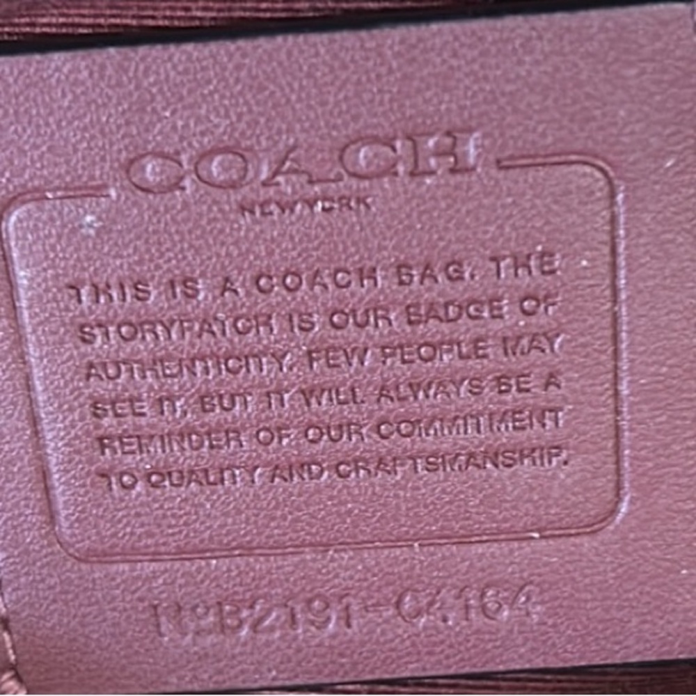Coach Colorblock With Horse and Carriage Crossbody Bag C4164 - Picture 9 of 9